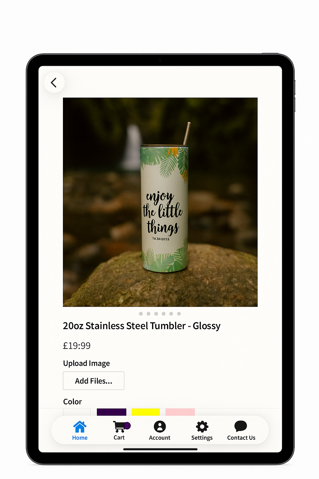 Temp logs UI placeholder